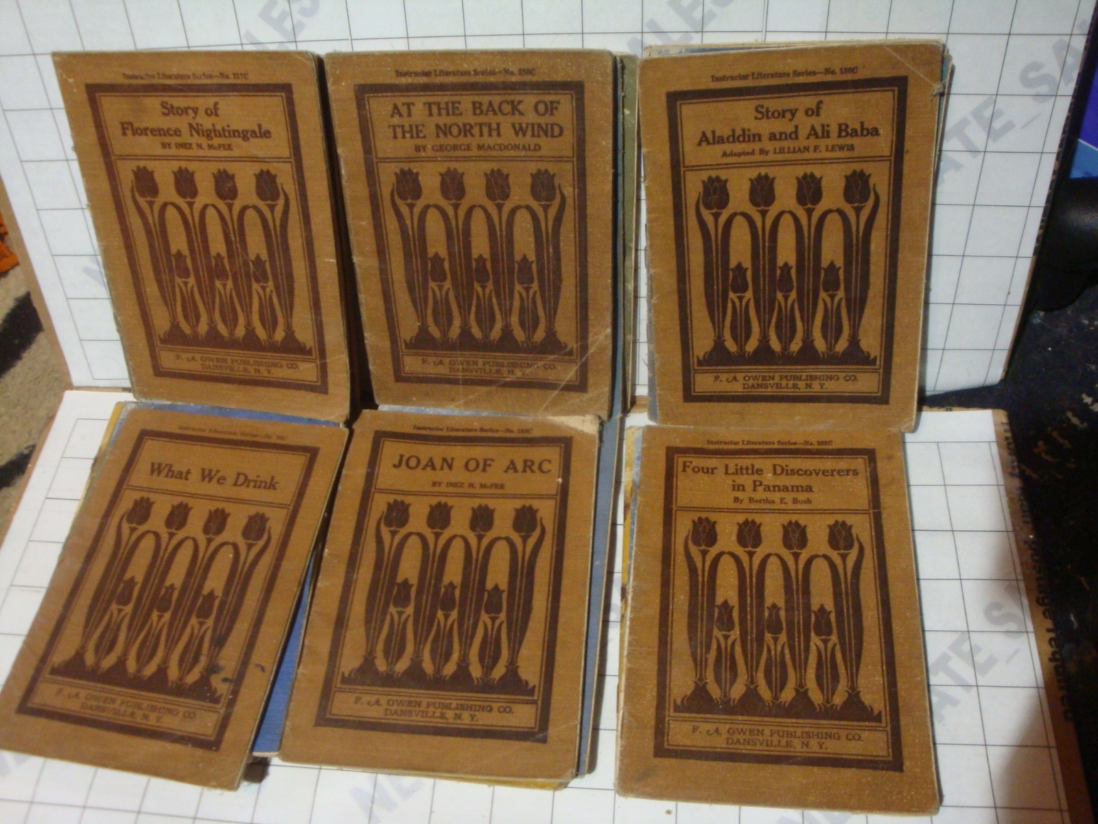 book LOT 20x :: FA F.A. Owen Publishing Co. Instructor Literature Series Books