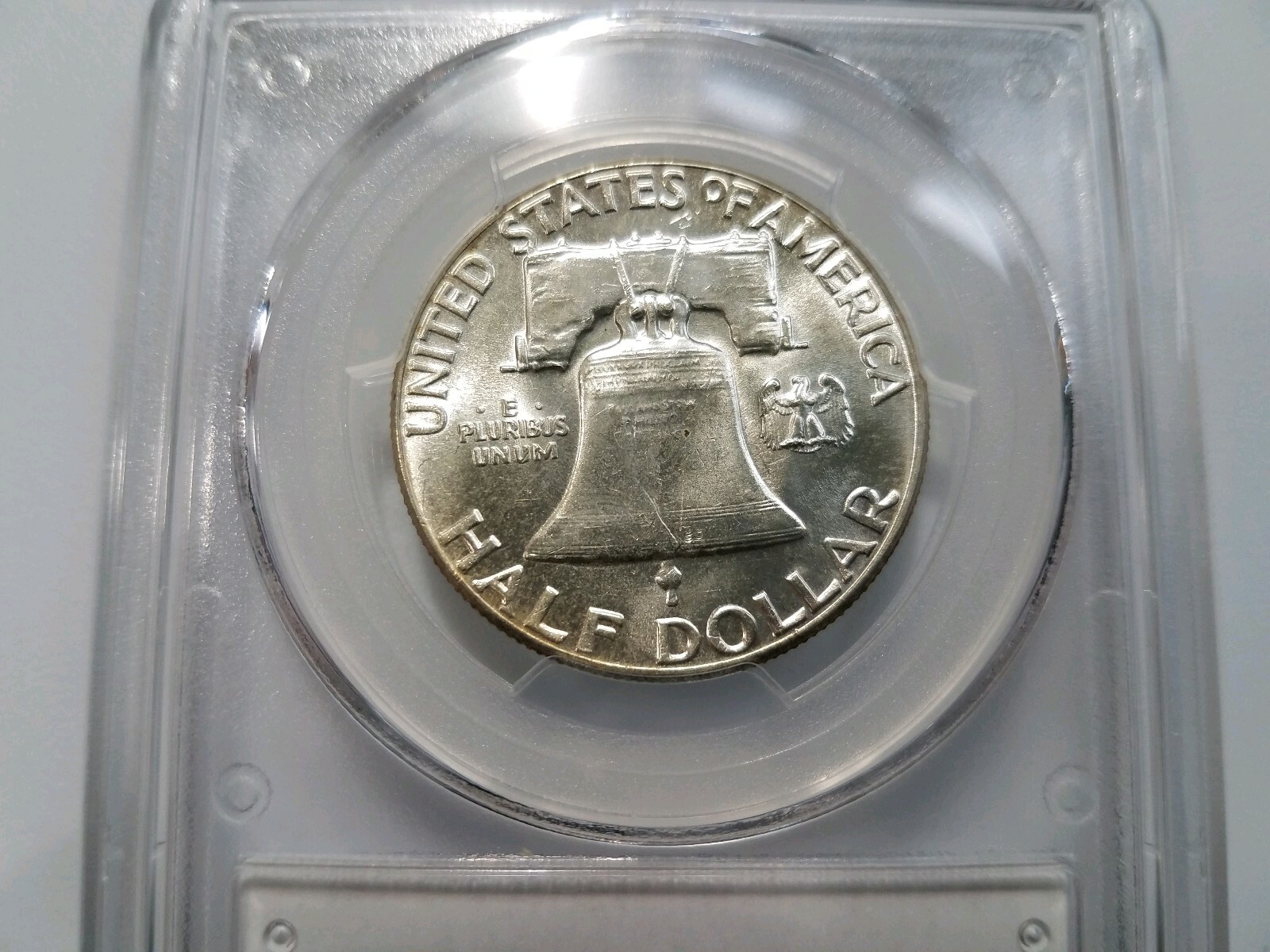 1960-P Franklin Silver Half Dollar PCGS MS 63 Obverse Die Clash ODC FS-402