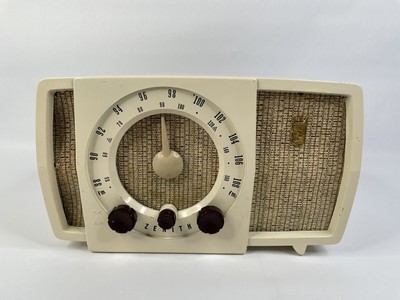 vintage zenith am fm tube radio