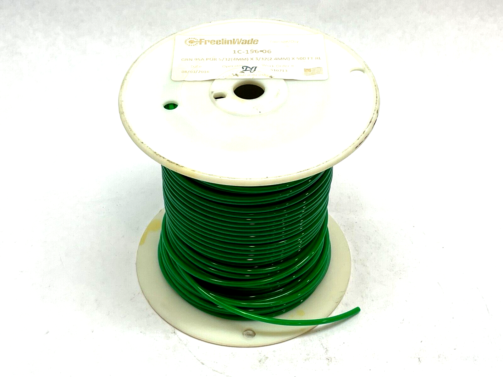 FreelinWade 1C-156-06 Nylon Tubing Green SOLD IN 10FT