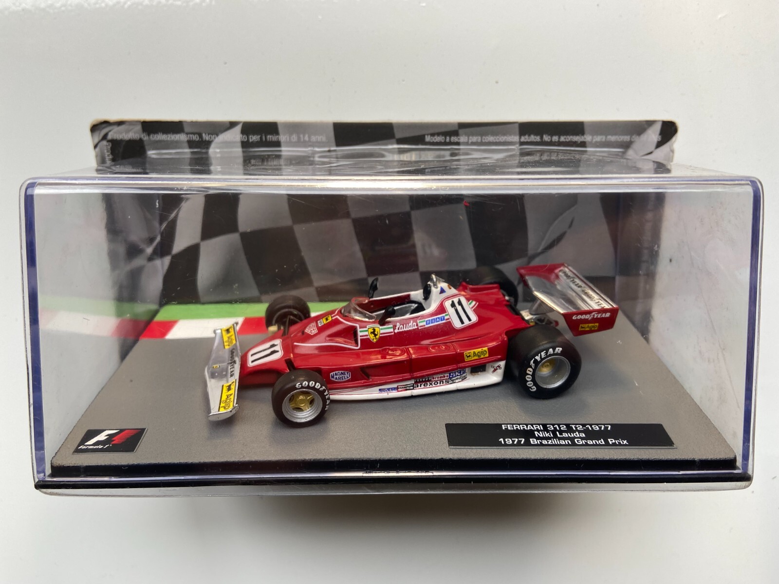 NIKI LAUDA FERRARI 312T2 1977 (SCALE 1:43) FORMULA 1 CAR