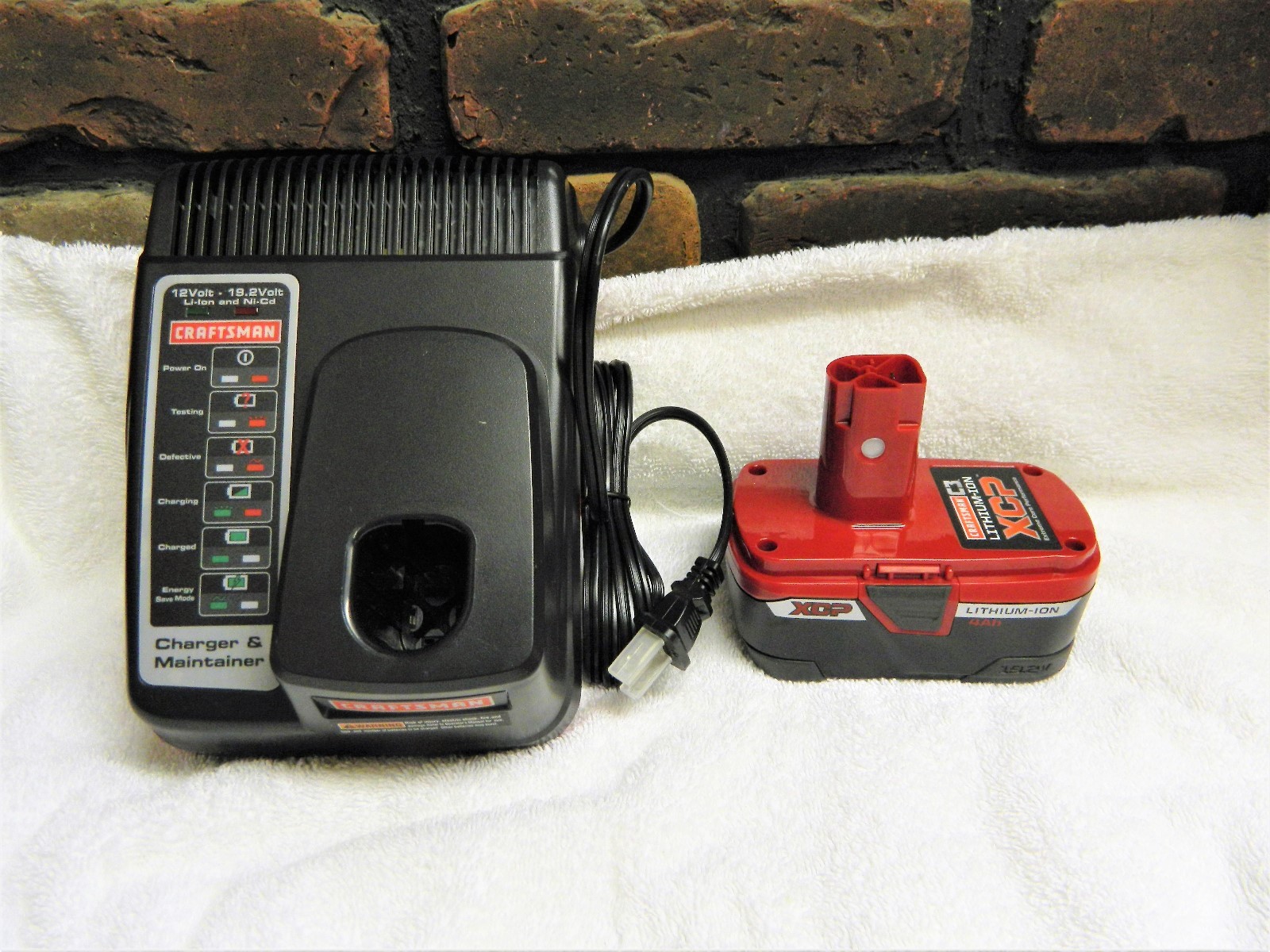 NEW Craftsman 19.2v C3 XCP Battery High Capacity 4Ah PP2030 Charger CH2030