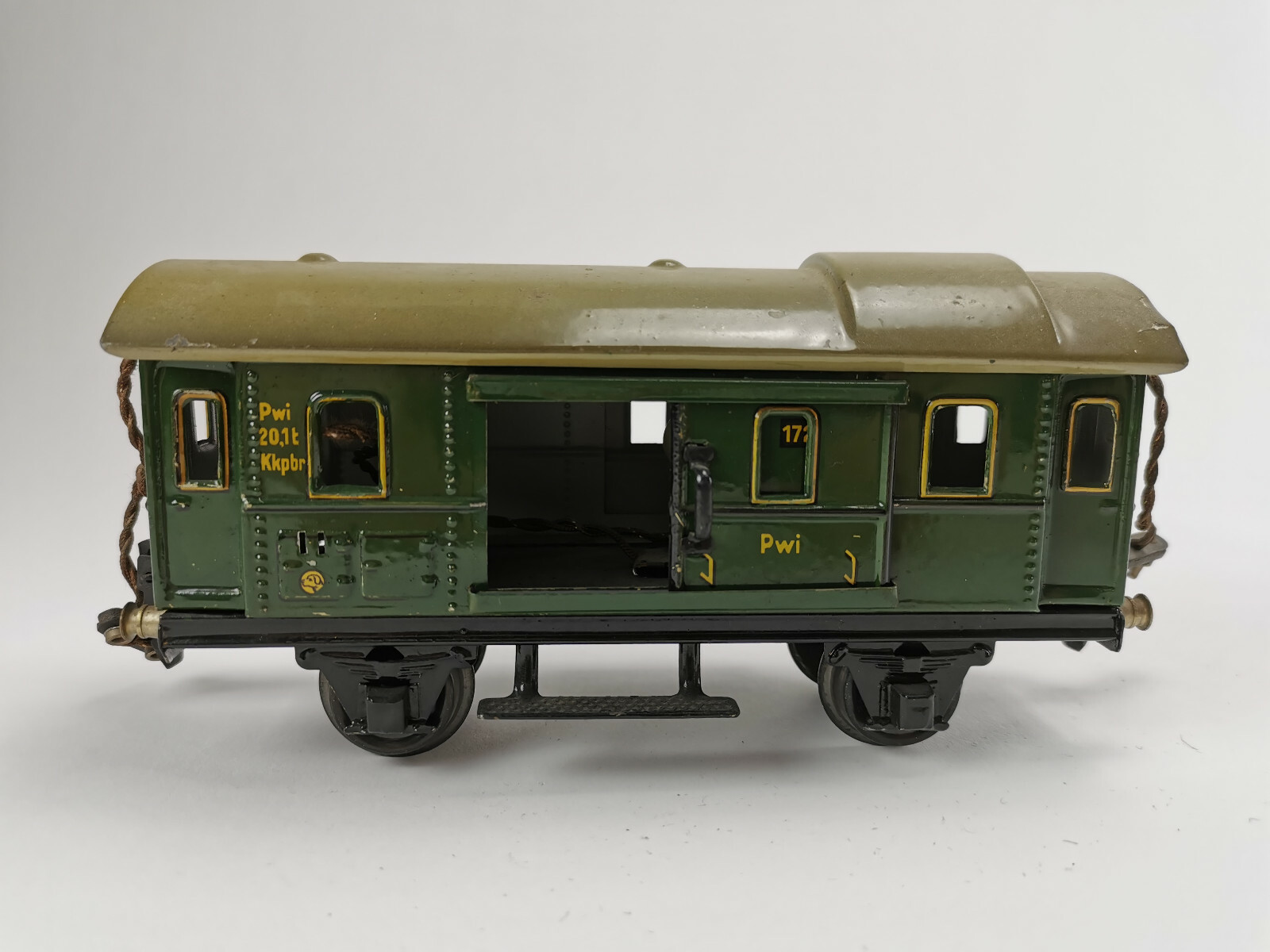 Märklin Luggage Car No. 17280 O Gauge Original Green | eBay