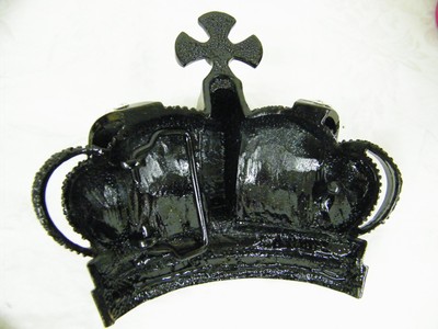 Rhinestone Crown Belt Buckle