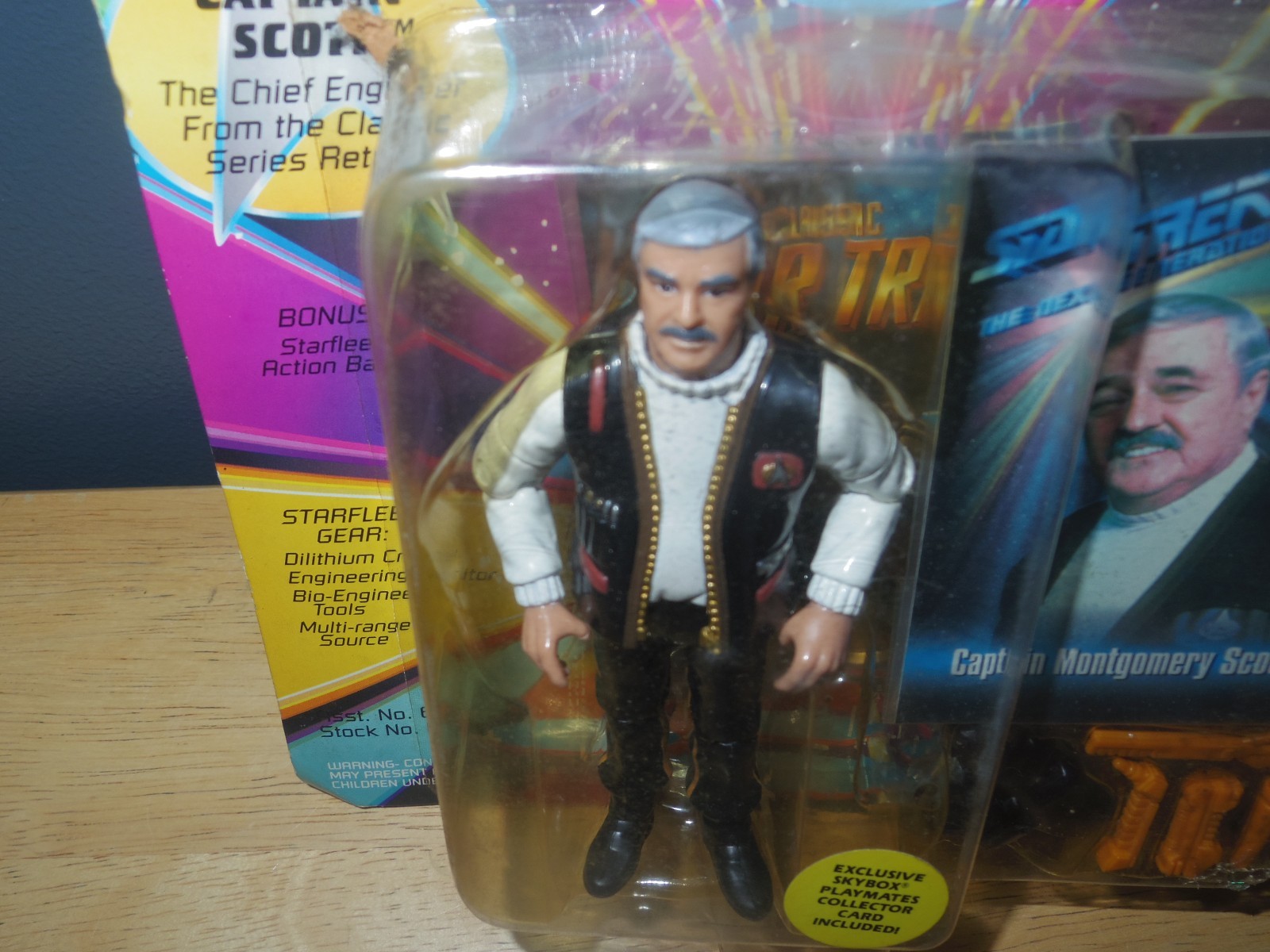 1993 Playmates Star Trek Next Generation Captain Scott Collectible Toy - New