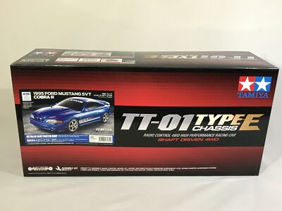 Tamiya 1/10 RC 1995 Ford Mustang SVT Cobra R 4WD TT-01 TYPE-E 47430