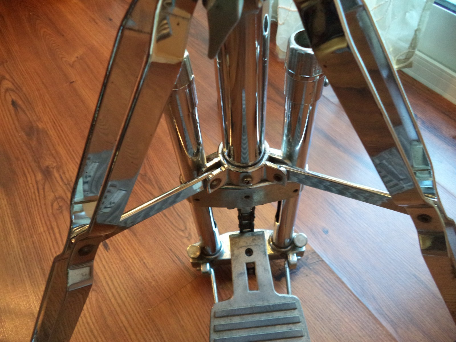 Vintage Rogers Drums R-380  Hi Hat Stand Chain Drive Rogers Big R