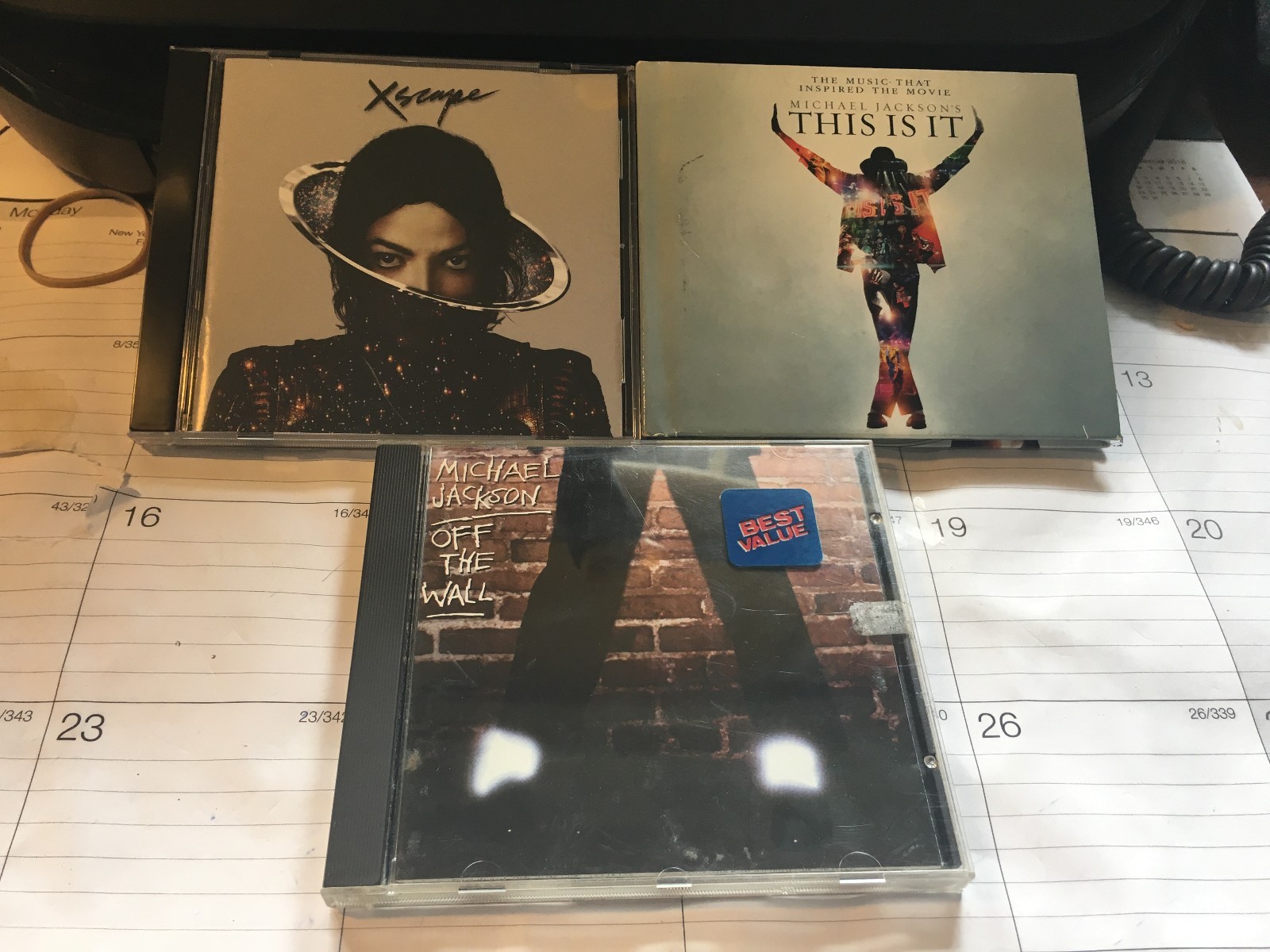 MICHAEL JACKSON 4 CD LOT: XSCAPE, THIS IS IT DELUXE 2 CD SET