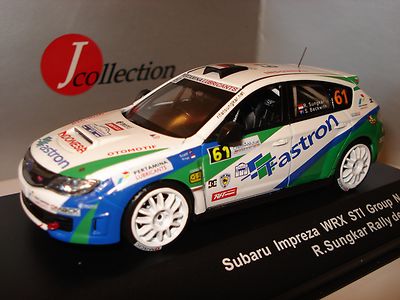 J-COLLECTION JC194 SUBARU IMPREZA WRX STI N°61 RALLYE DE FRANCE 2012 au 1/43°