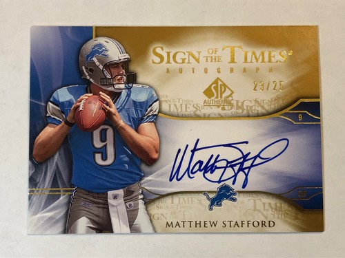 Matthew Staford サインカード　スタフォード Matthew Staford サインカード スタフォード MATTHEW STAFFORD