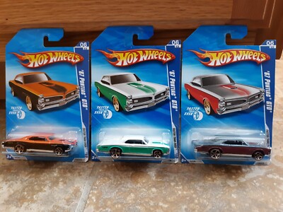 hot wheels faster then ever 67 pontiac gto lot of 3