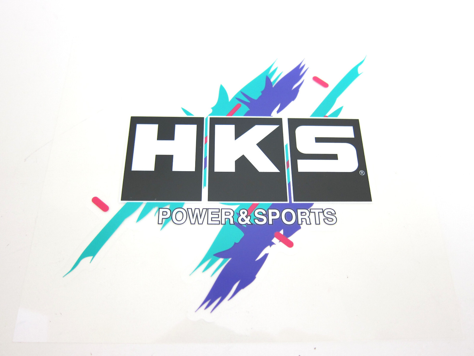 1980年代 HKS TURBO アルミエンブレム Power エッチ・ケー 