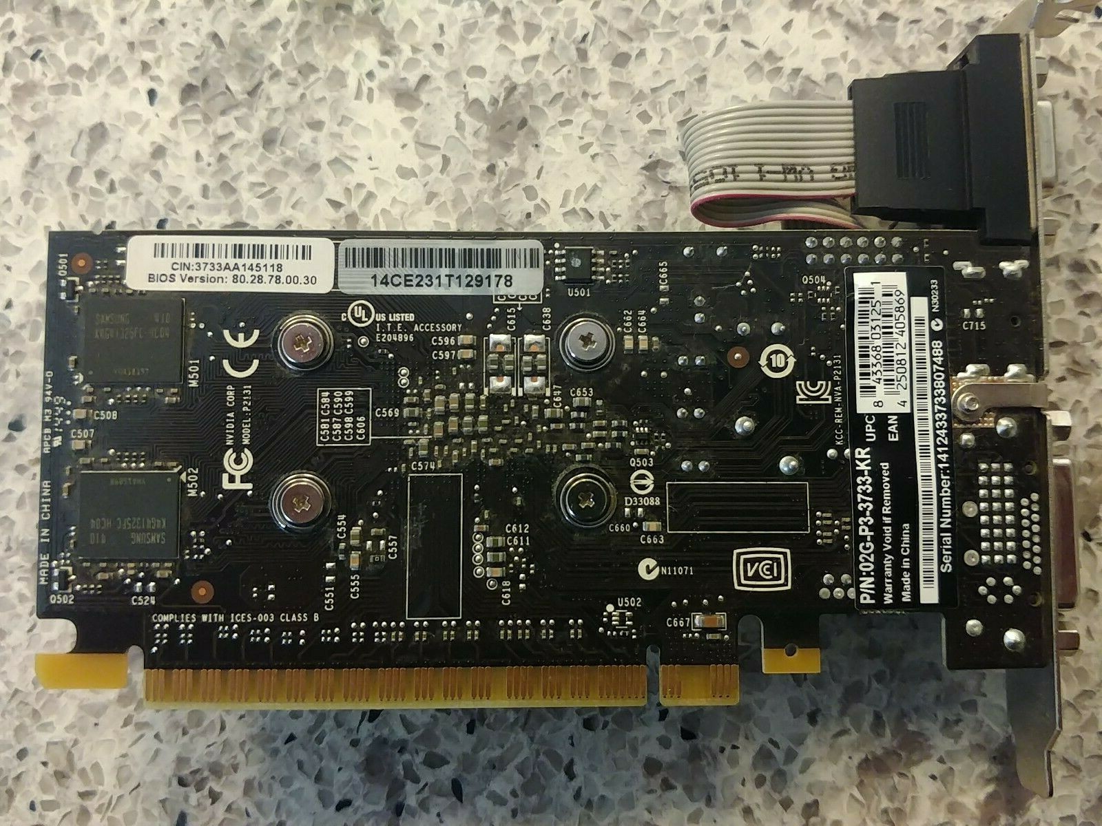 EVGA GeForce GT 730 2GB GDDR5 Graphics Card