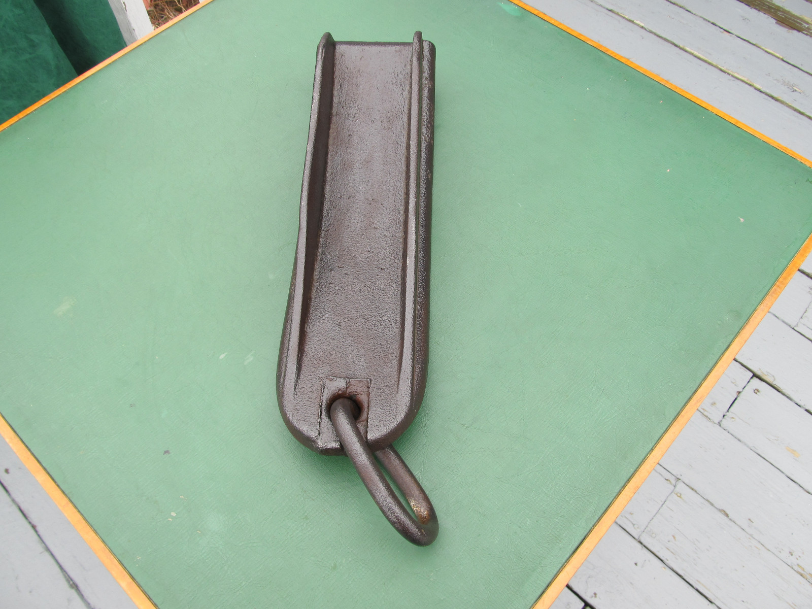 Large Antique Primitive Stagecoach Wagon Cast Iron Brake