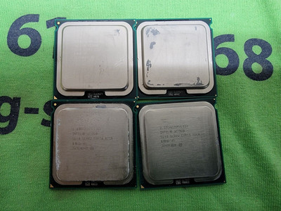 LOT OF 4 - 2 Intel Xeon 5130 2.0/4M/1333 2C 65W - SL9RX and 1 Xeon SL9RW & SL9RZ