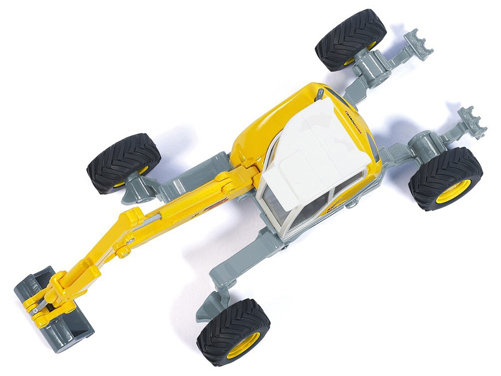 MenziMuck M545X グラップル仕様 SIKU 1/50 ミニチュア MENZI MUCK M545 WALKING EXCAVATOR YELLOW 1/50 DIECAST MODEL BY