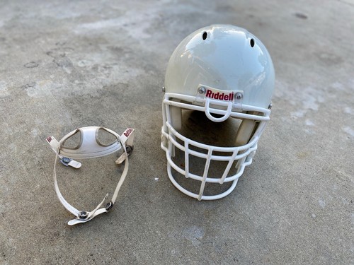 Riddell Football Helmet - White, Size Large | eBay