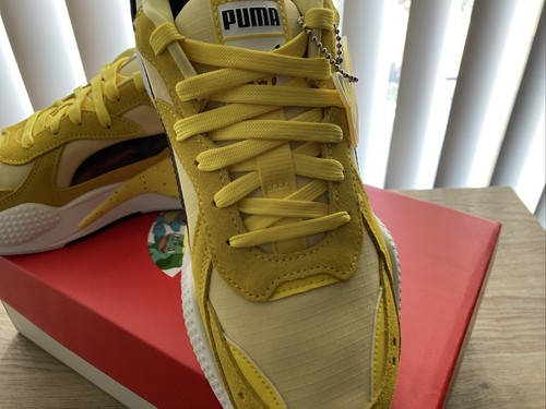 Pre-owned Puma X Pokemon Pikachu Rs-x Yellow Sneakers - Us Size 10.5 - - 389541-01