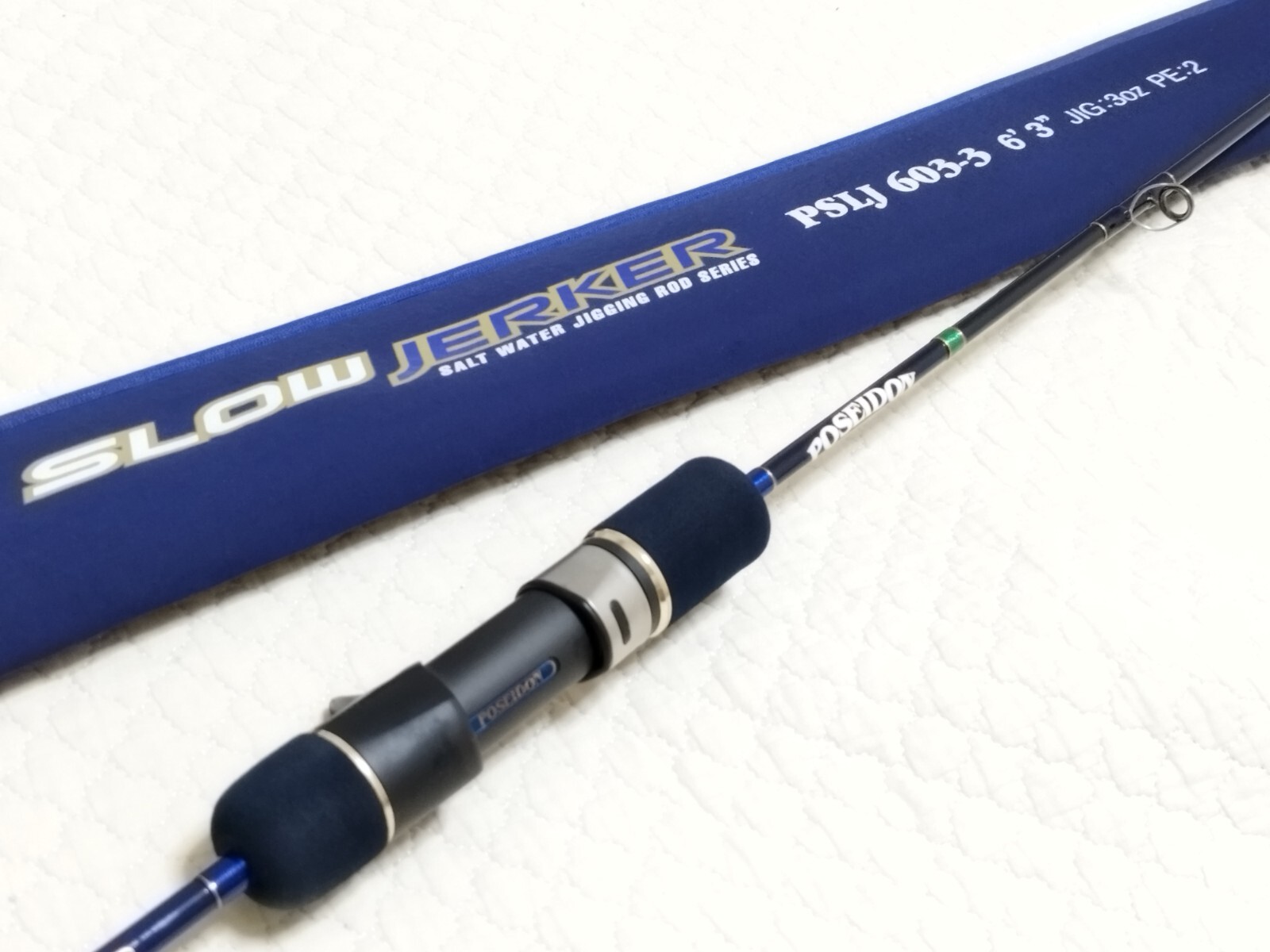 EVERGREEN POSEIDON SLOW JARKER PSLJ 603-3 6.3 ft Jigging Rod EVERGREEN POSEIDON SLOW JARKER PSLJ 603-3 6.3 ft Jigging Rod