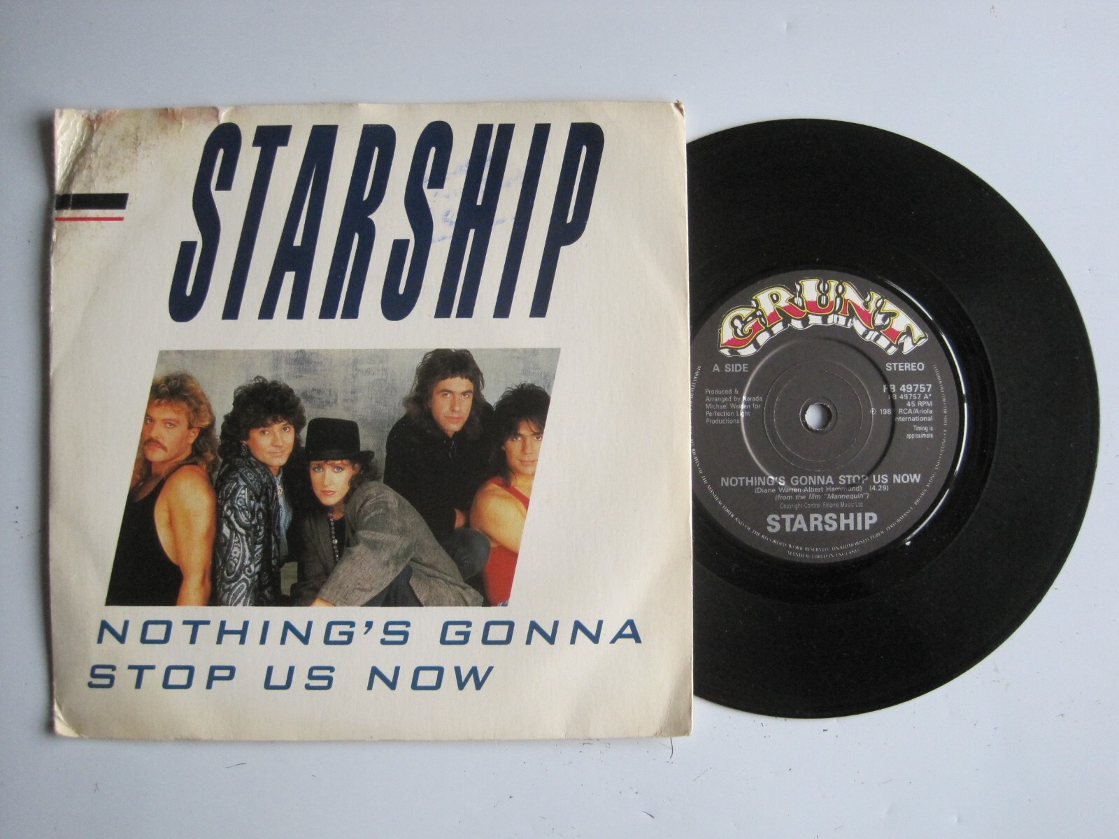 Star shipレコードNothing's gonna stop us now Starship – Nothing's Gonna Stop Us Now – Vinyl (12