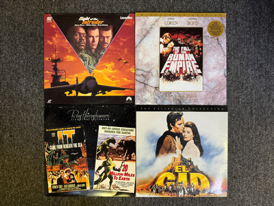 Various Opened Laserdisc Movies