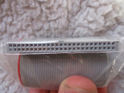 NEW 33'' 50-Pin Long SCSI Internal Ribbon Flat Cable F/F 2-Connector 1-Device
