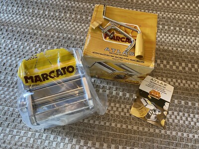 new in box vintage MARCATO ATLAS 150 Pasta Machine Noodle Maker - Made in Italy