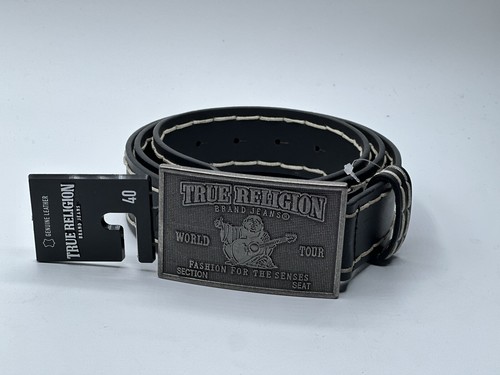 TRUE RELIGION スタッズベルト サイズ28 MENS TRUE RELIGION BUDDHA ICONIC LOGO BLACK BELT SIZE 38 | eBay