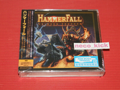 5AT HAMMERFALL CRIMSON THUNDER 20 YEAR ANNIVERSARY EDITION JAPAN 3 CD SET