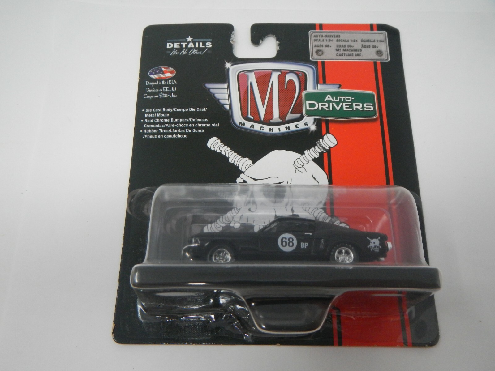 RE'MY MARTIN 2本 M2 Machines Auto-Drivers Voodoo 1968 Ford Mustang GT 390 R54
