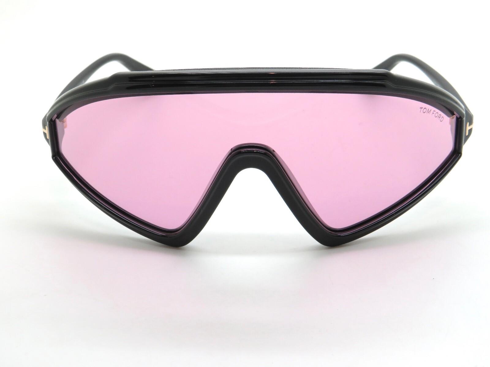 Pre-owned Tom Ford Lorna Ft 1121 01e Black/violet Ski Shield Sunglasses In Purple