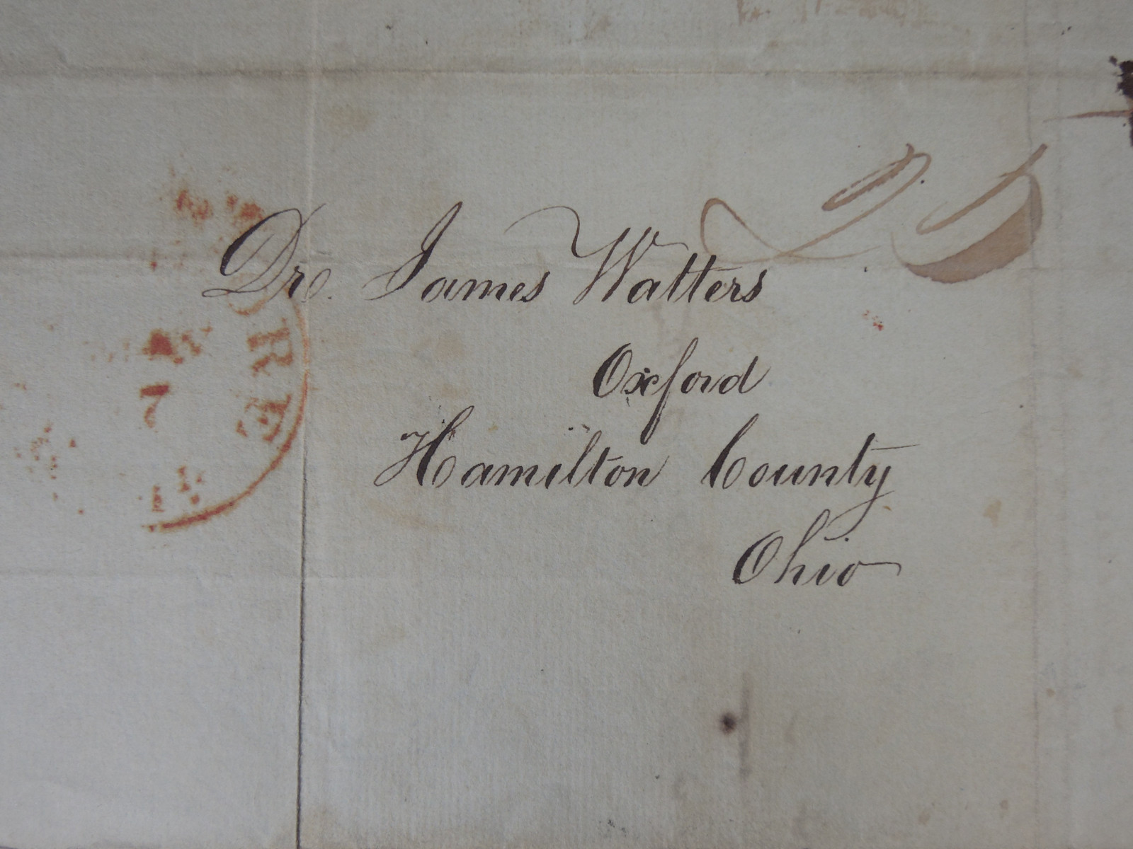 1837 BALTIMORE MARYLAND COURT OF EQUITY LETTER HISTORICAL PAPER EPHEMERA