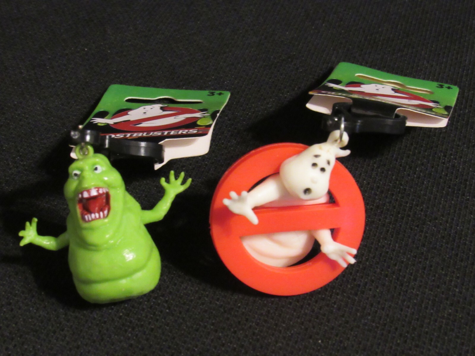 2) Ghostbusters Figural Keychains New With Tag Slimer UV901