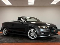 2016 Audi A3 Cabriolet 1.4 TFSI CoD S line Euro 6 (s/s) 2dr (Nav) CONVERTIBLE Pe