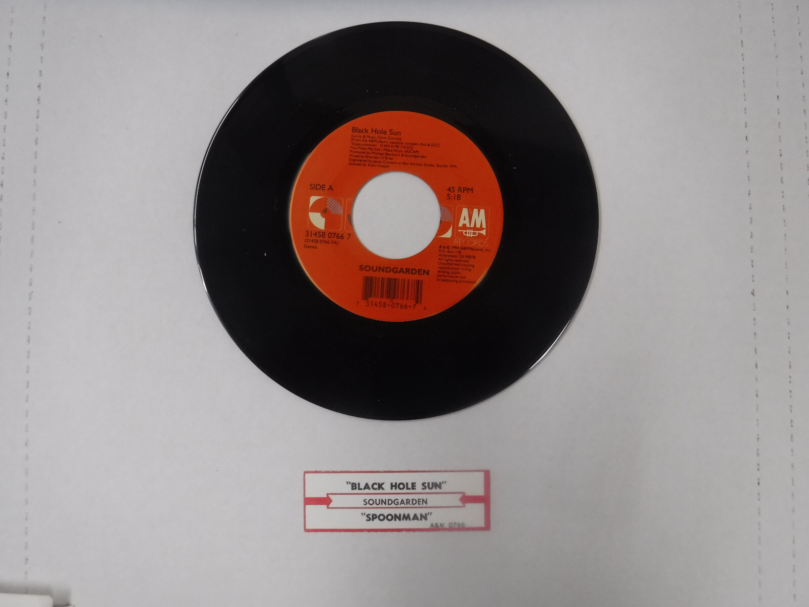 【LP】自主The 7th Recital Midnight Sounds... 7 Seconds - The Crew White w/ Red & Black Splatter Vinyl LP