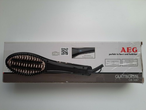 AEG | Haarglätter | GB 5687 Glättbürste |  LED DISPLAY Temperaturanzeige  OVP 
