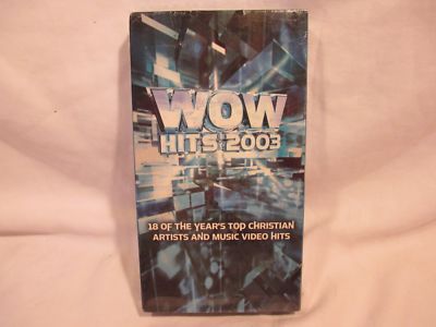 WOW Hits 2003 VHS Christian rock Tobymac Third Day Out of Eden Zoegirl Jumps NEW