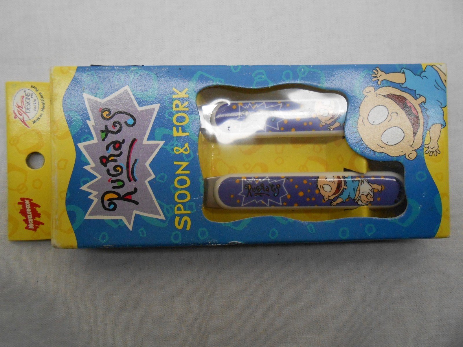 Rugrats Spoon & Fork Set (Tommy) 1997 Viacom