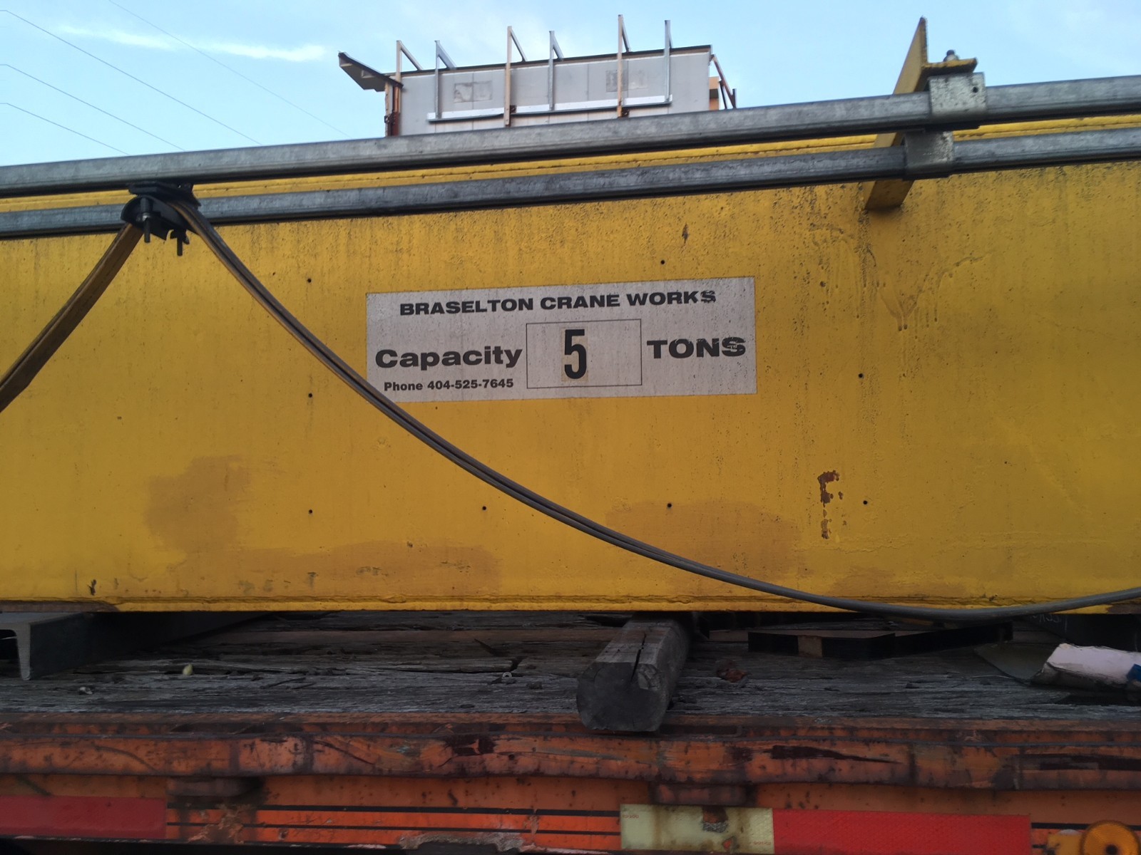 Double Girder Braselton 51' Span Center Roller Crane