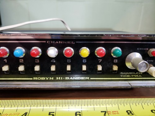 Vintage 1970 Robyn Model 100B High-Bander CB Radio / Police Scanner WORKS!