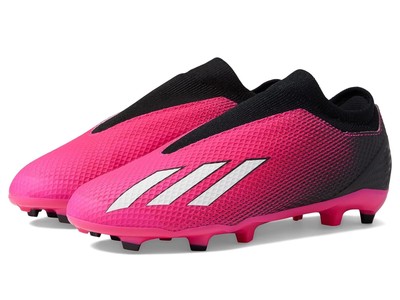 

Adidas Kids X Speedportal.3 Футбольные кроссовки с твердым покрытием без шнурков (Little Kid/Big Kid)