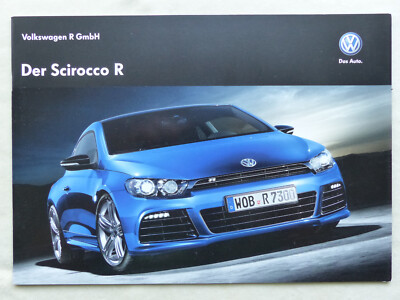 VW Scirocco R MJ 2012 - Prospekt Brochure 02.2012