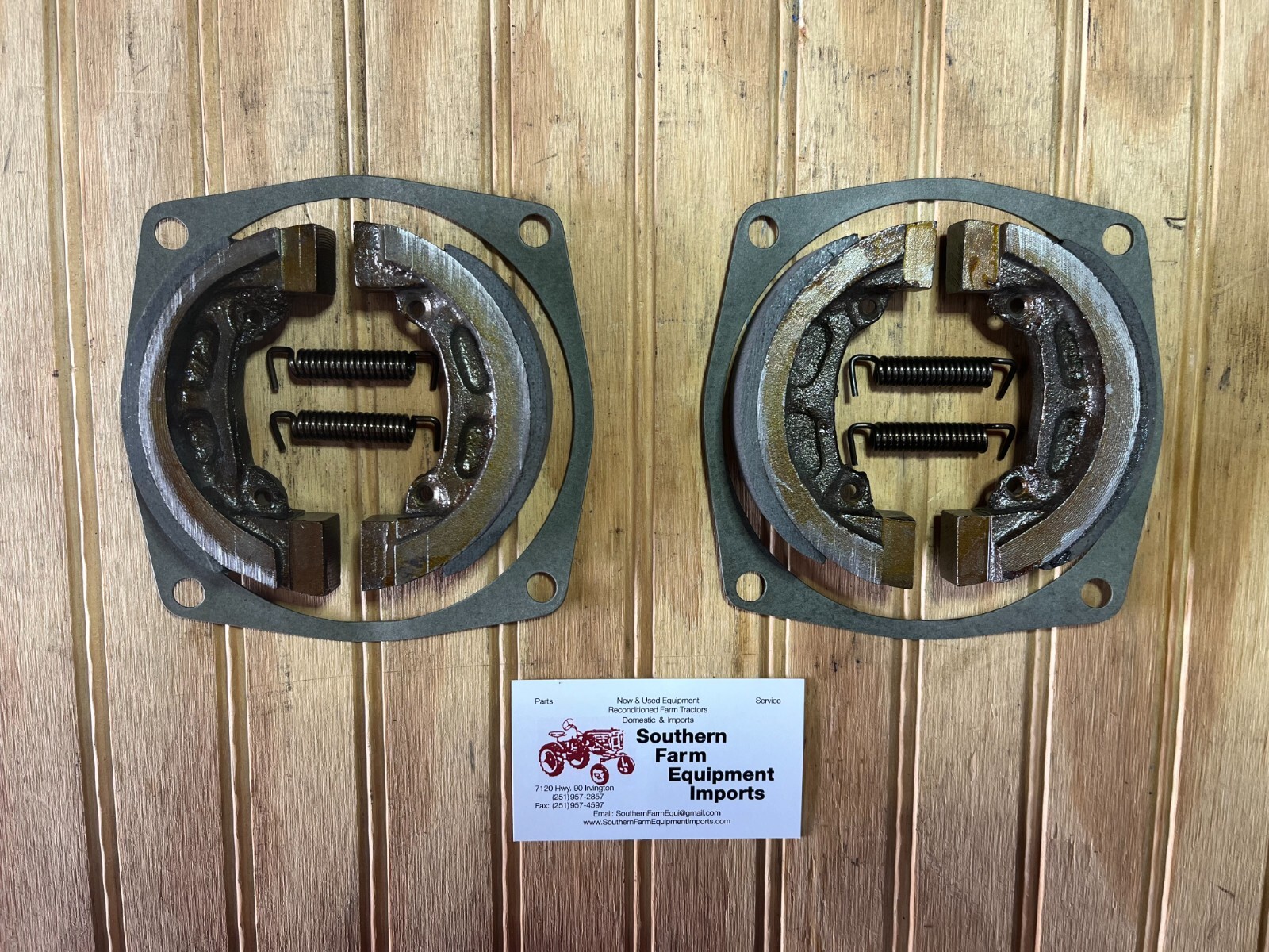 ma✴︎a.depeche✴︎オールドチークミラーL ✴︎170×80 1) BRAKE SHOE FITS YANMAR 195,240,1500,1600,1700 RED,1900