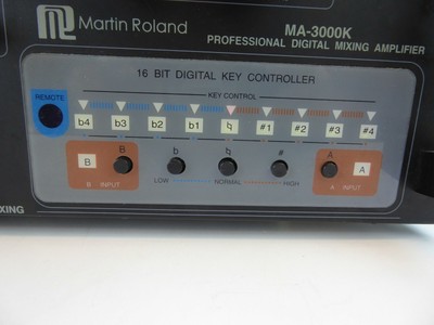 As Is Martin Roland Digital Mixing Amplifier MA3000K Professional Karaoke 600W