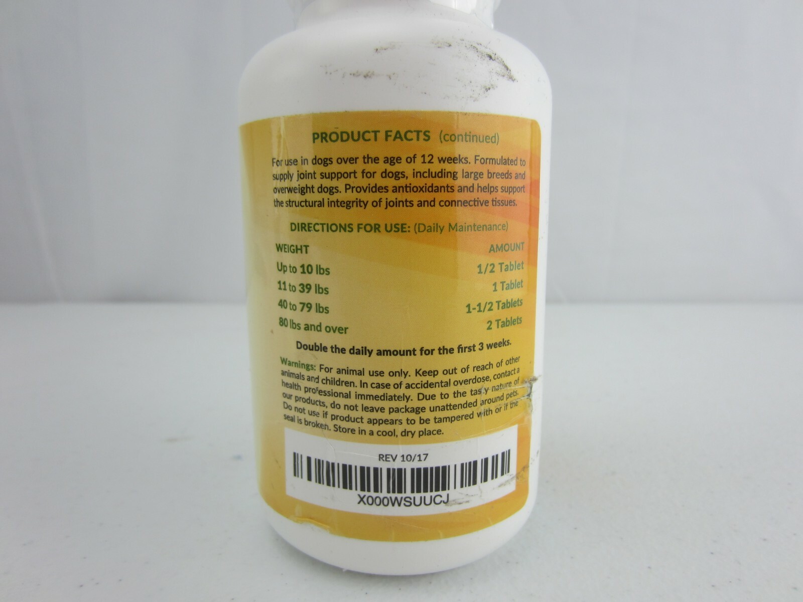 Feed My Pooch Advanced Glucosamine for Dogs with Chondroitin MSM Vitamins C NEW