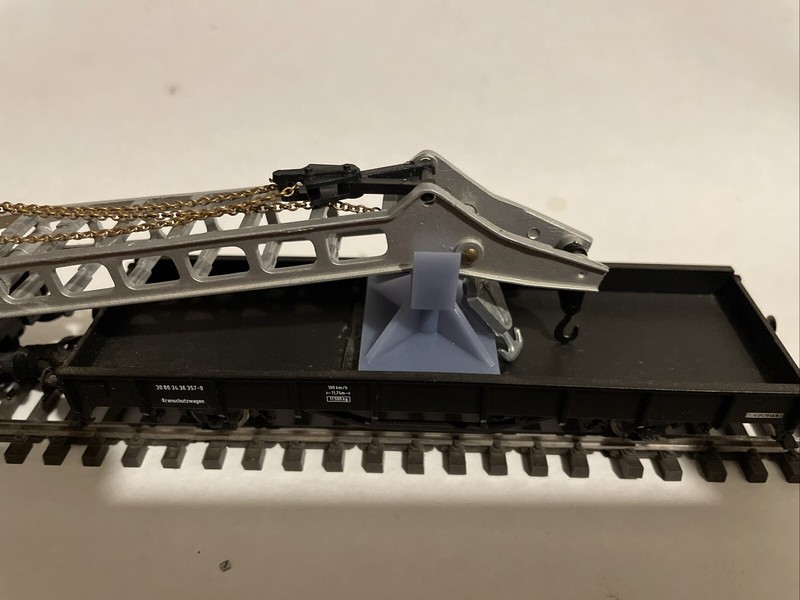 Kran Ausleger StÃ¼Tze FÃ¼R Liliput Kranwagen 210, Grau Kopf Beweglich