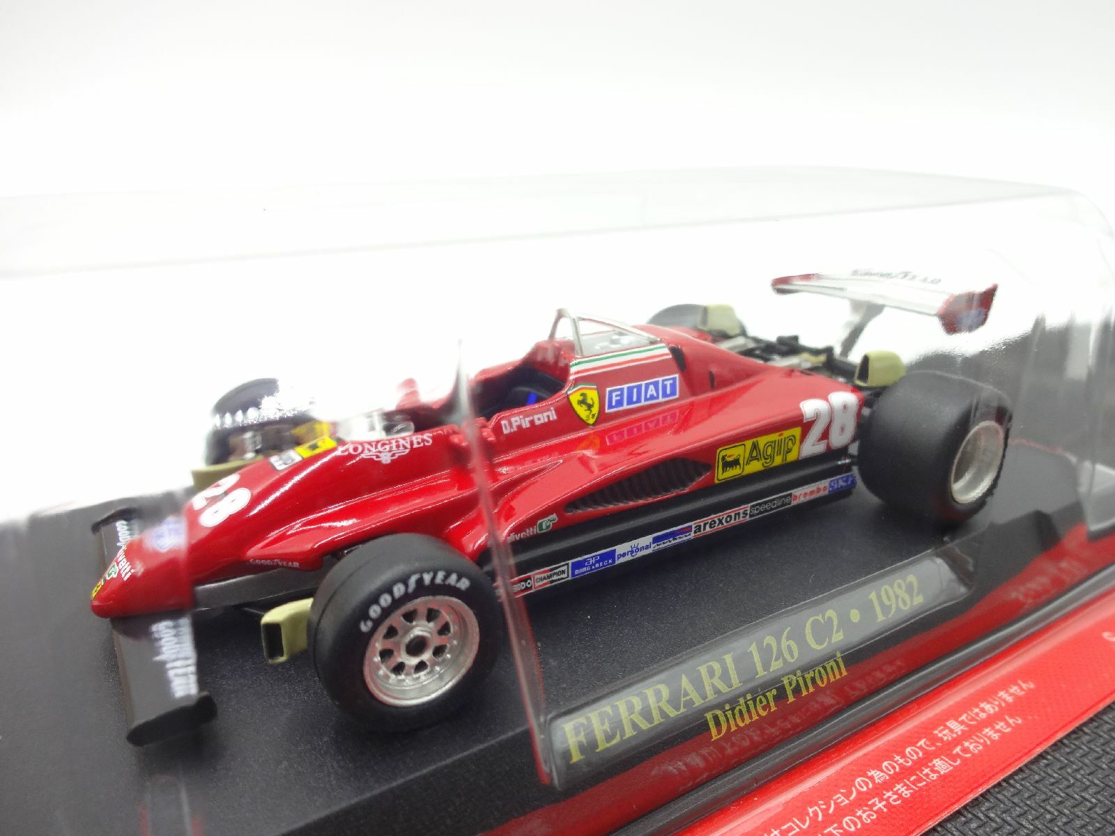完成品 LA MINI MININERA Ferrari 126C2 1/43 Ferrari Collection F1 126 C2 1982 Didier 1/43 Scale Box Mini
