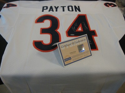 walter payton autographed jersey