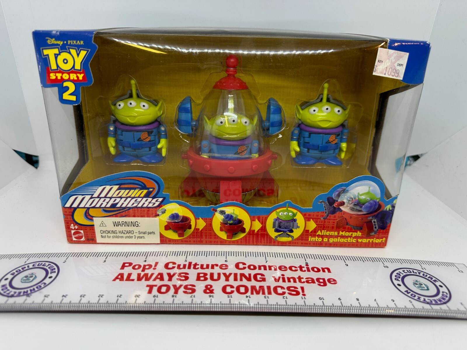 1999 Mattel Disney Toy Story 2 Movin' Morphers Aliens