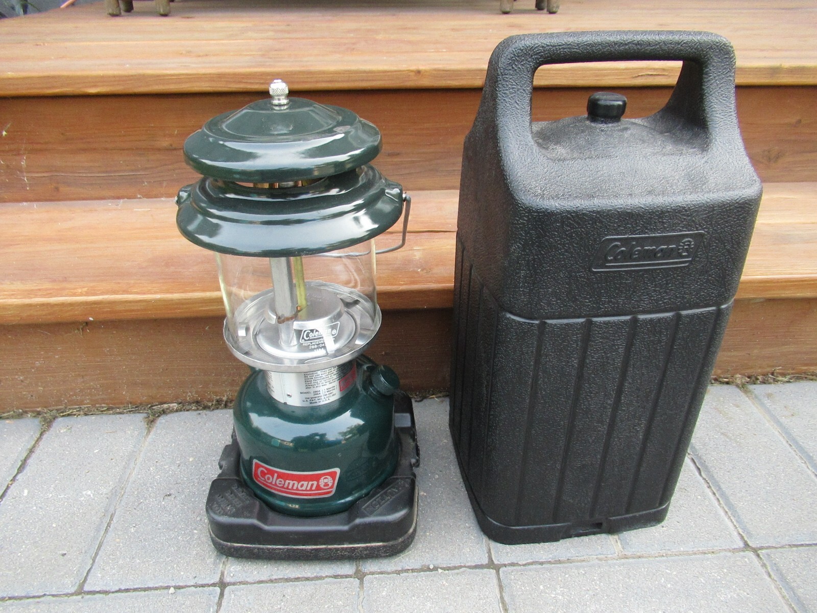 Coleman Lamp Model 286A 288A Lantern Green With Plastic